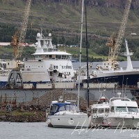 Aðalsteinn Jónsson SU 11 í flotkvínni á Akureyri